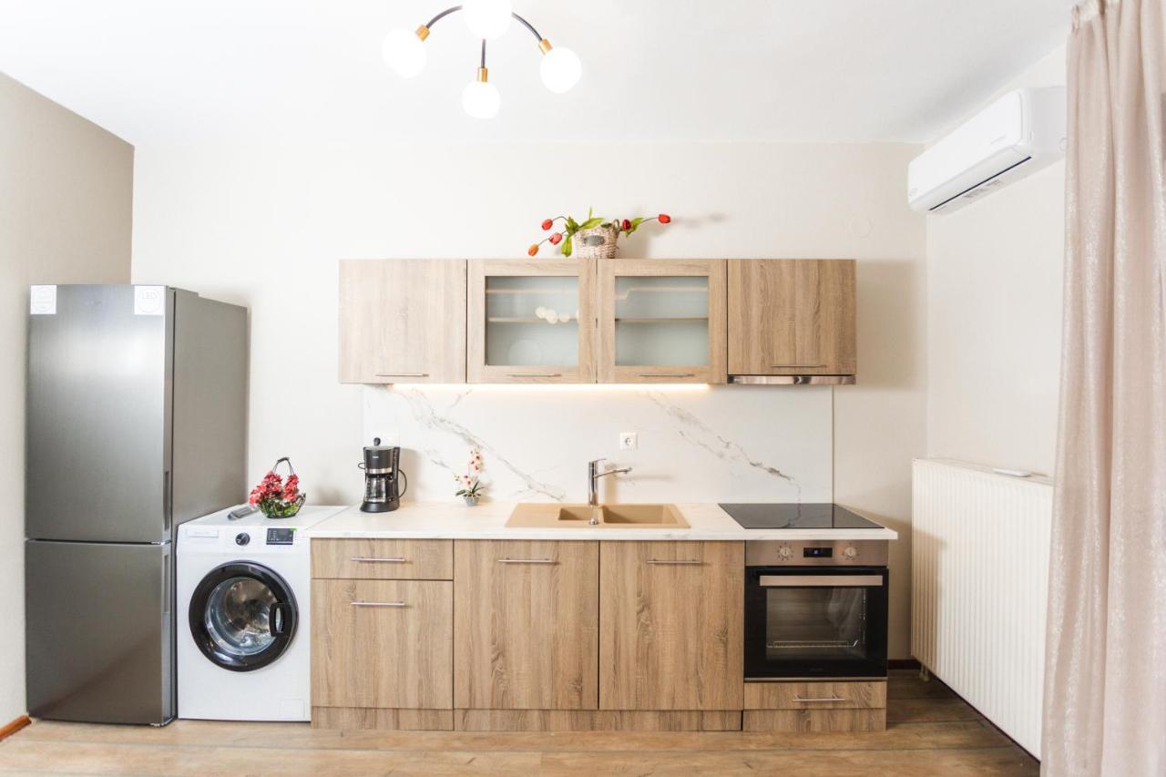 Ferienwohnung TwinStars Wonderful View Kalyves Polygyrou Exterior foto