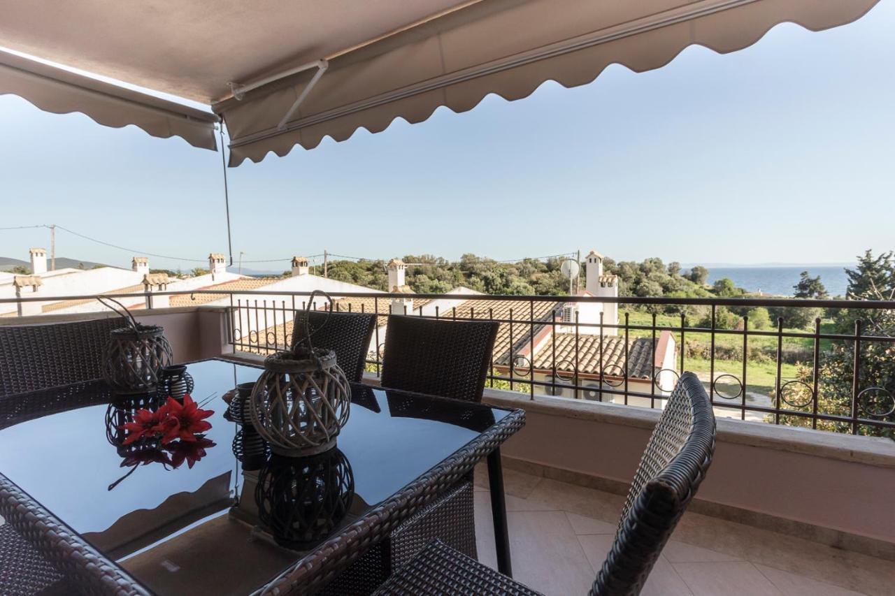 Ferienwohnung TwinStars Wonderful View Kalyves Polygyrou Exterior foto